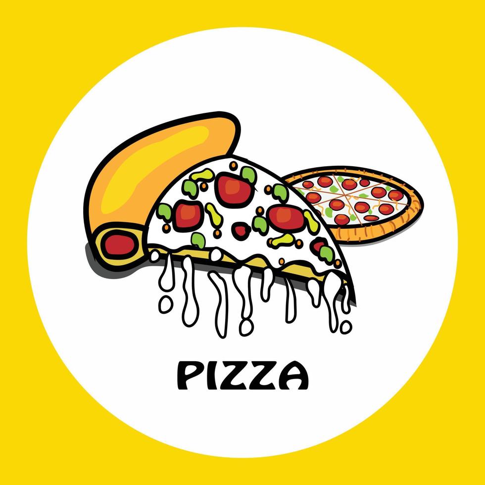 diseño de vectores de pizza