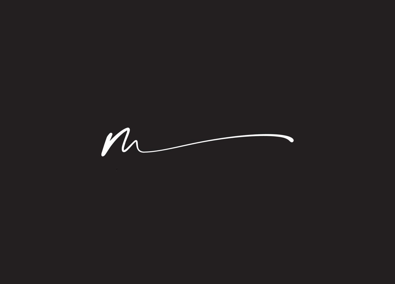 m logo diseño empresa logo vector