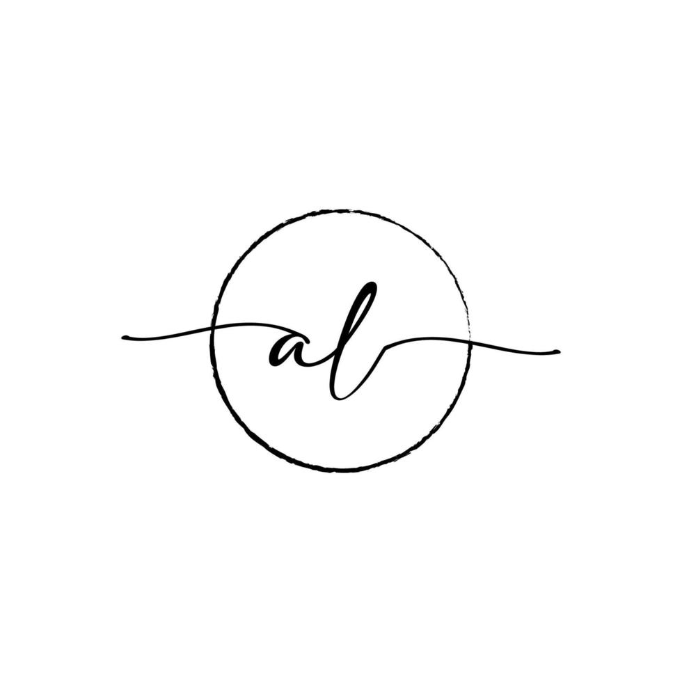 Initial beauty logo vector