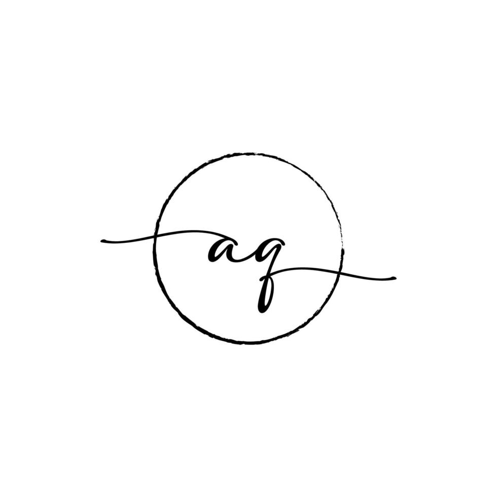 Initial beauty logo vector