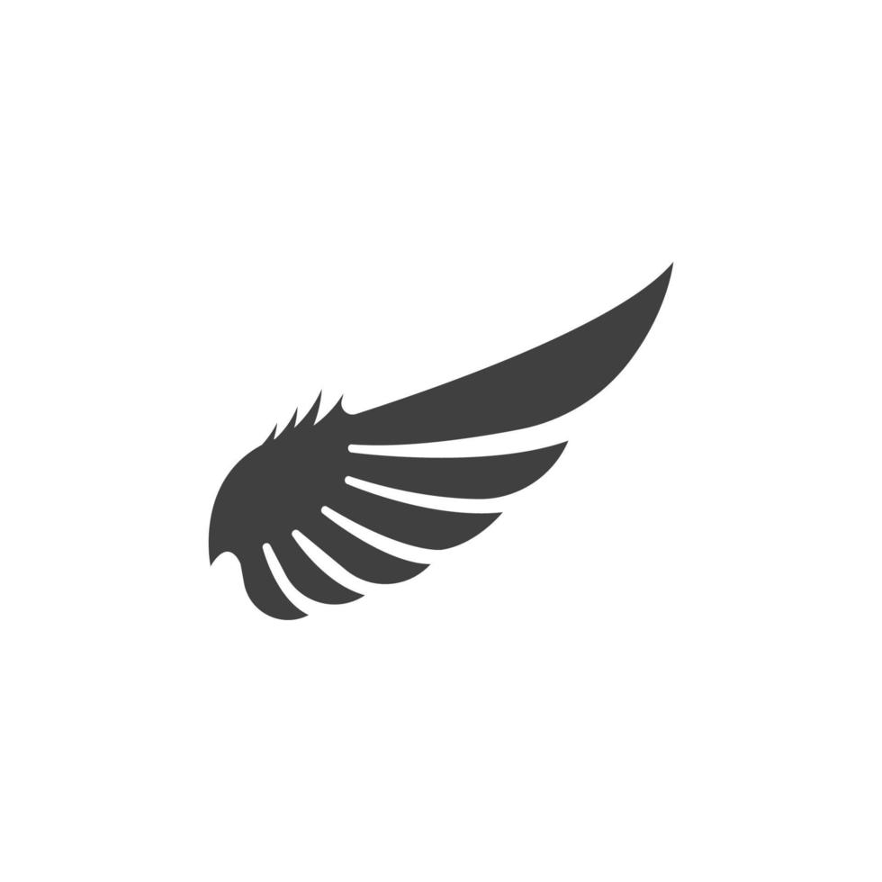 Falcon wing icon Template vector