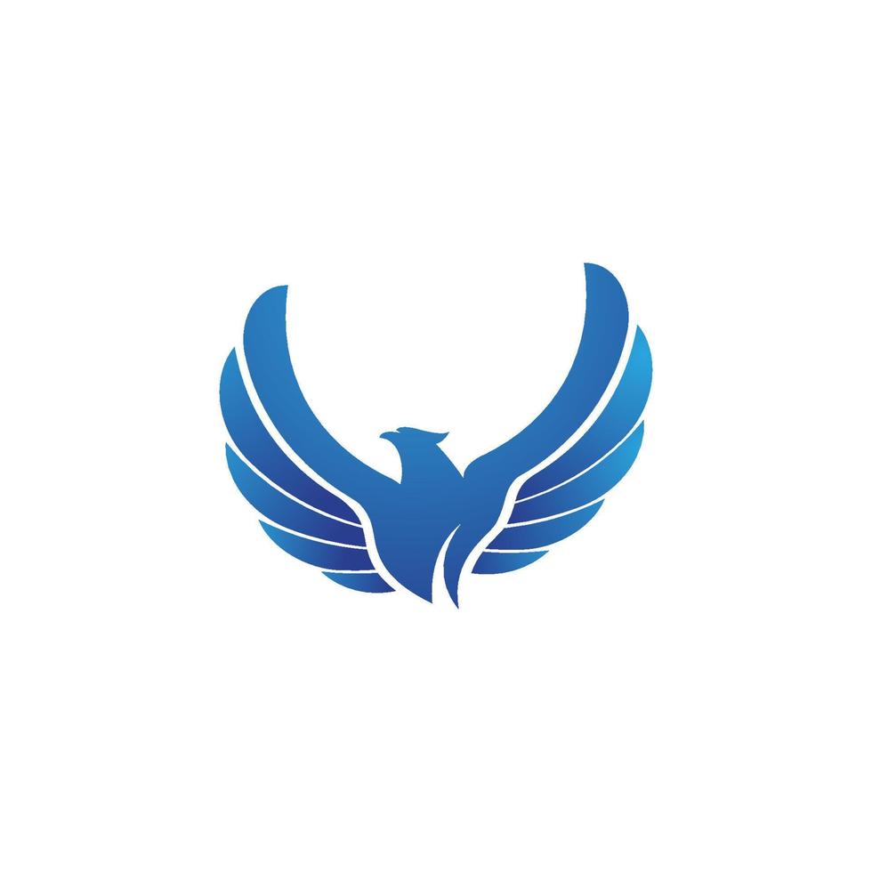 Falcon wing icon Template vector