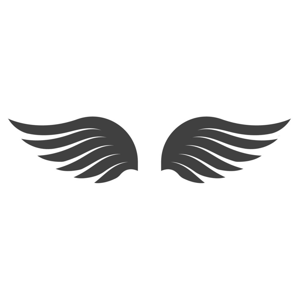 Falcon wing icon Template vector