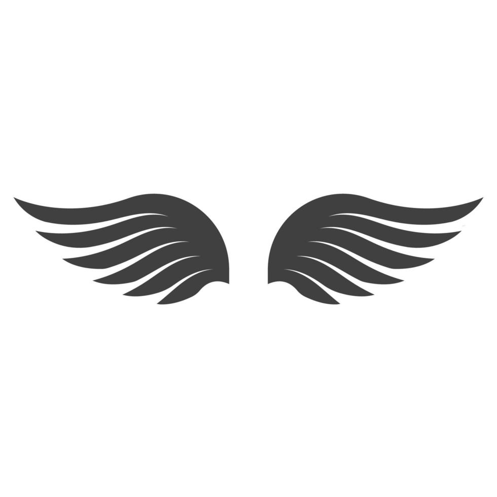 Falcon wing icon Template vector