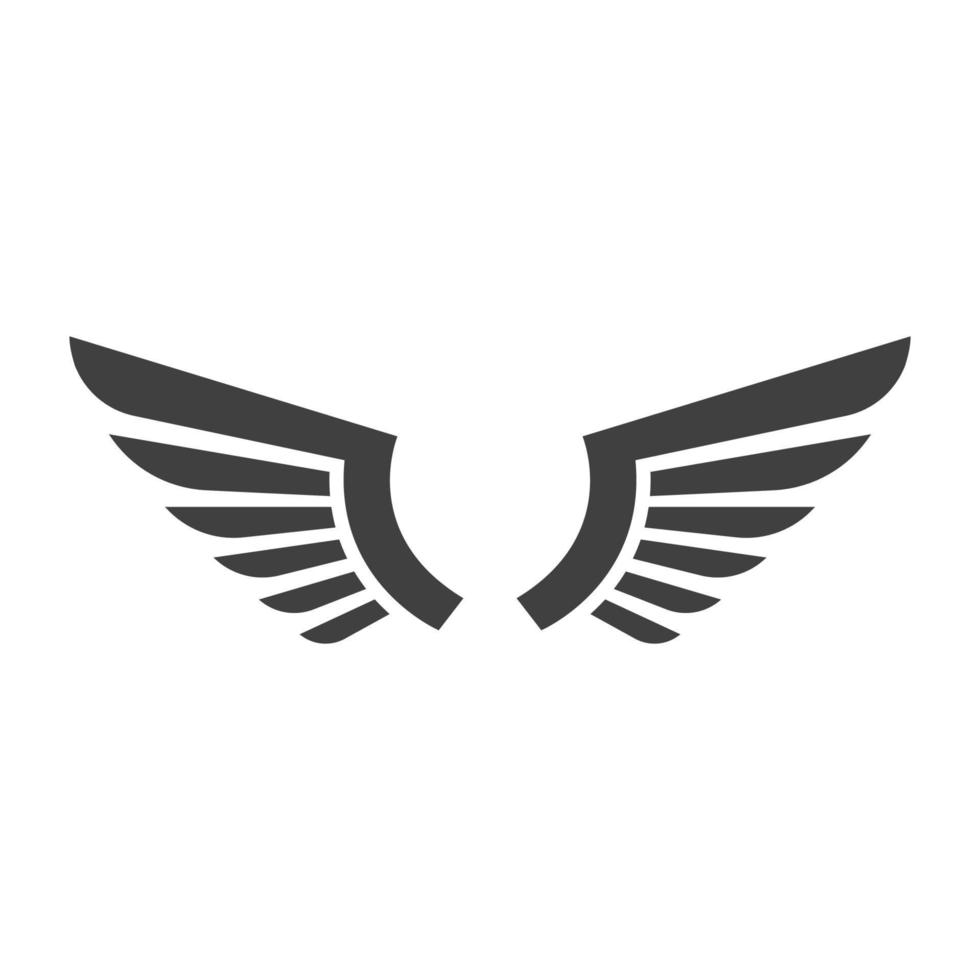 Falcon wing icon Template vector