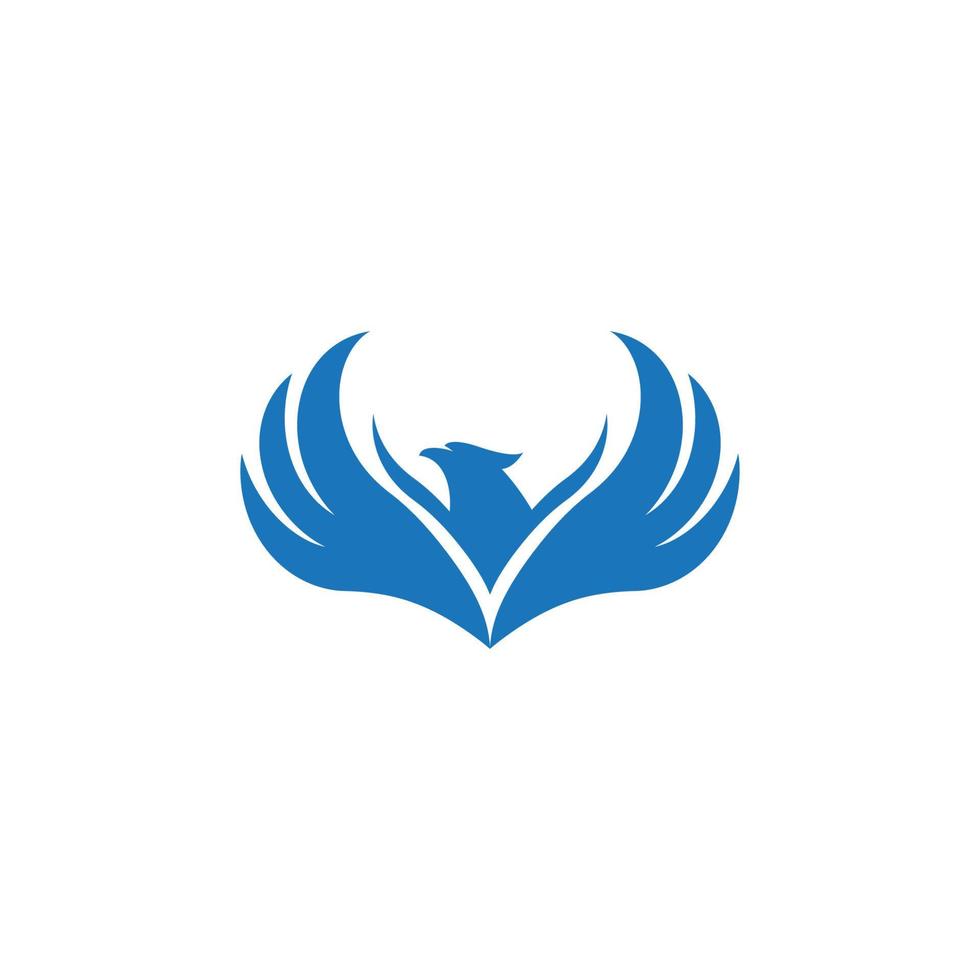 Falcon wing icon Template vector
