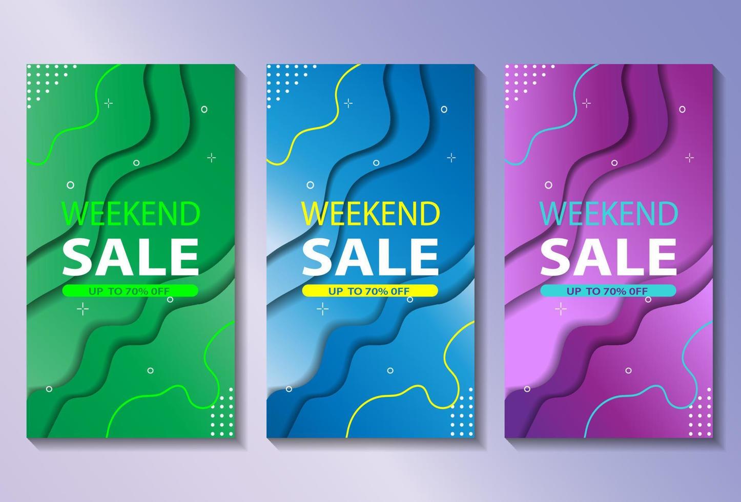 Abstract roll up display standee banner sale vector