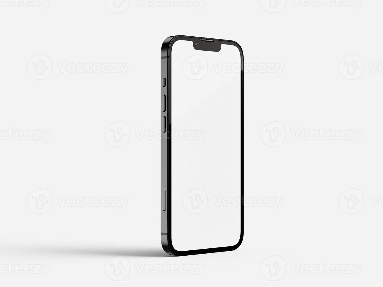 diseño de maquetas de un solo iphone 13 foto