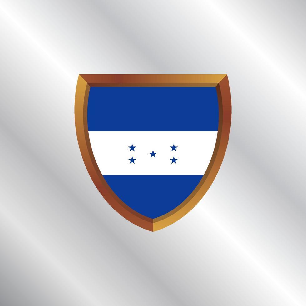 Illustration of Honduras flag Template vector