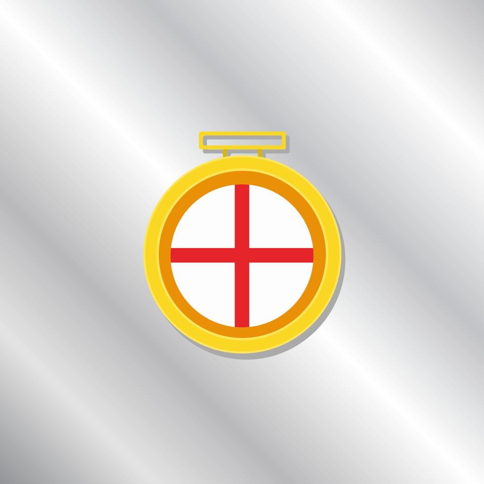 Illustration of England flag Template vector