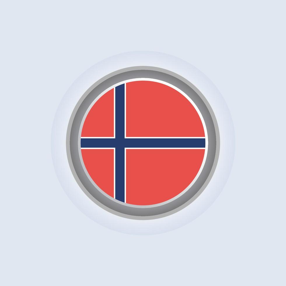 ilustración de la plantilla de la bandera de noruega vector