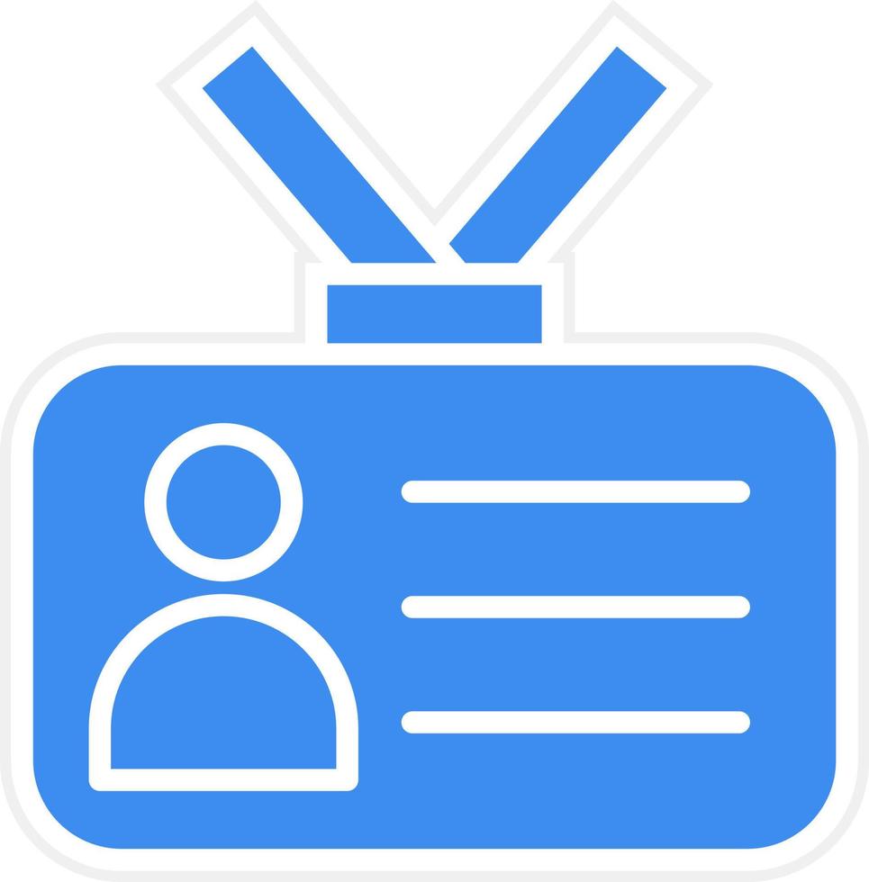 Student Card Icon Style vector