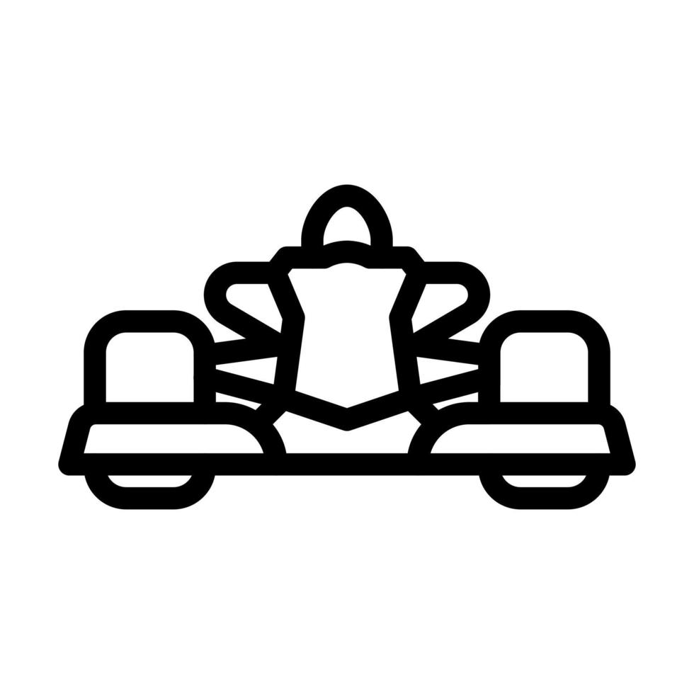 diseño de icono de coche de carreras vector