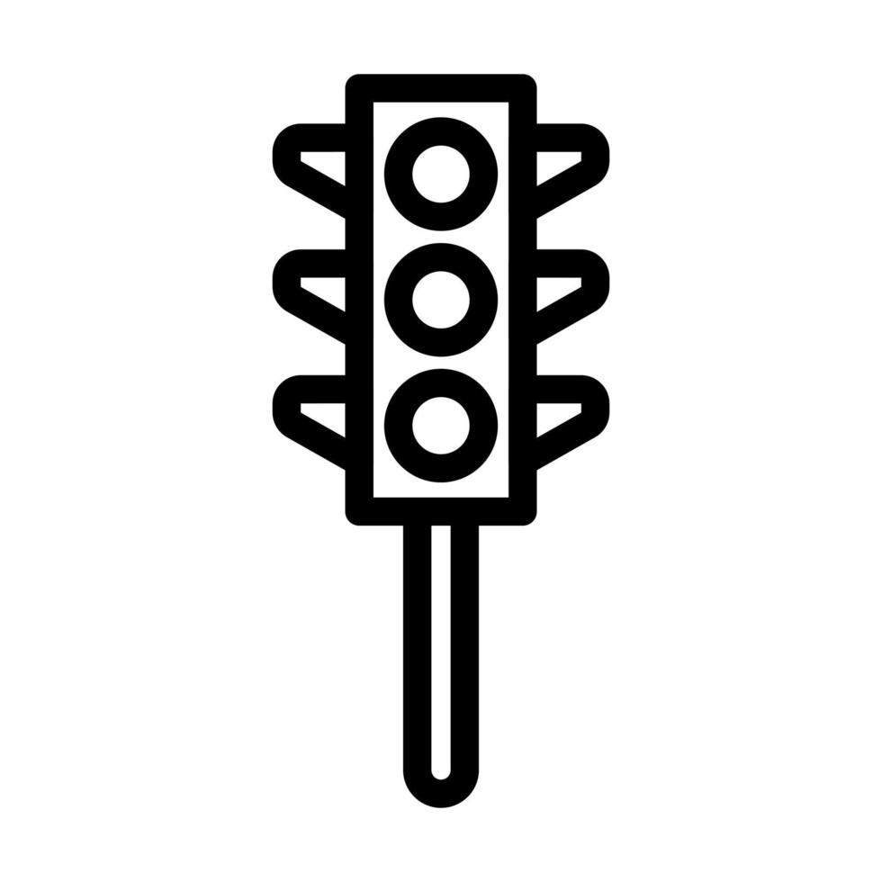 Traffic Lights Icon Design vector