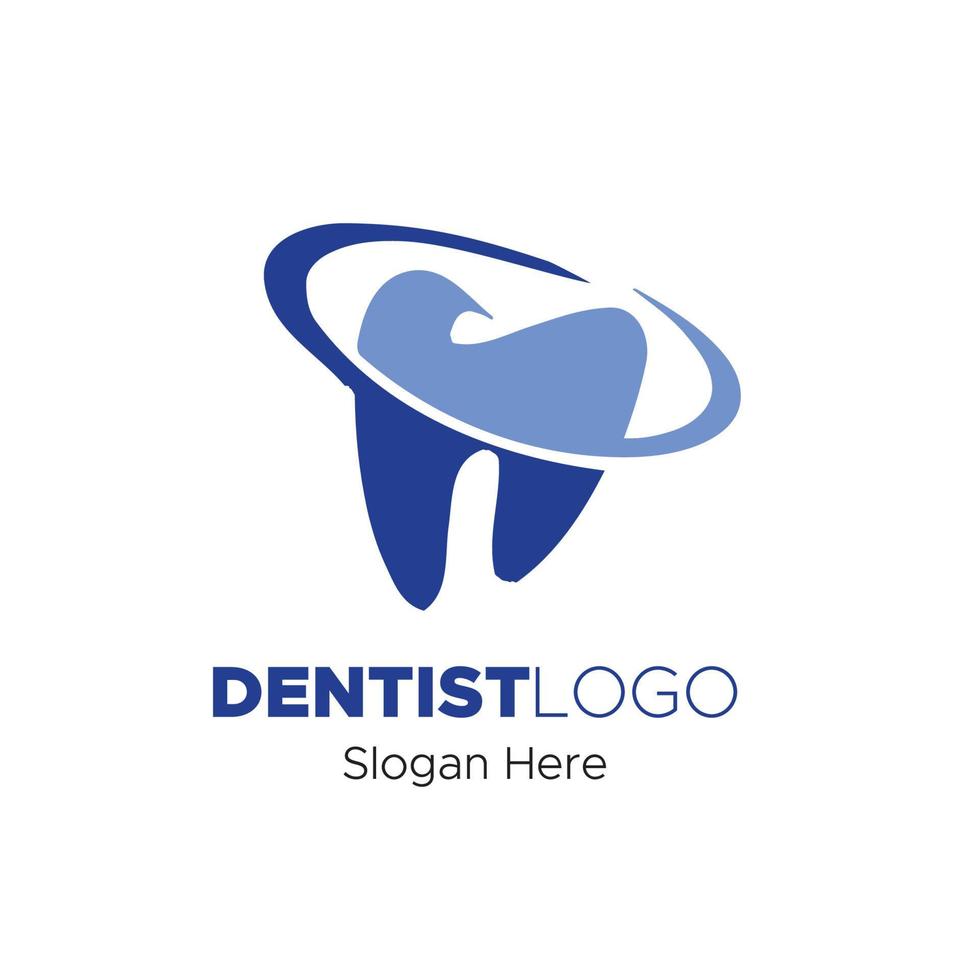 diseño de vector de plantilla de logotipo de dentista