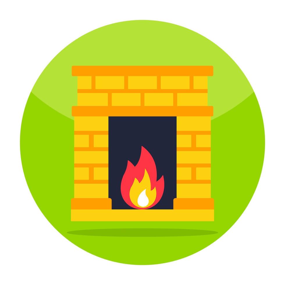 Perfect design icon of bonfire vector