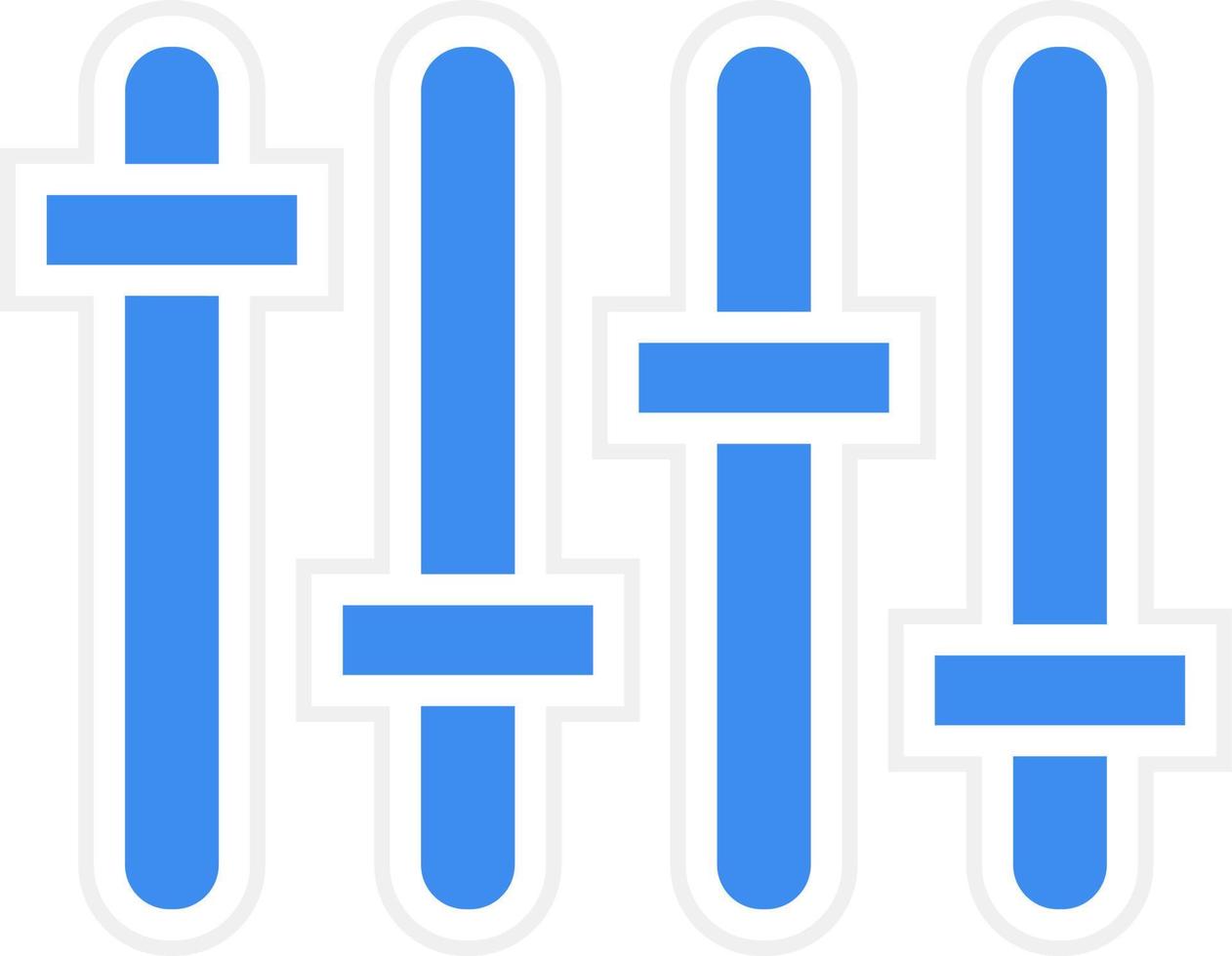 Controls Icon Style vector