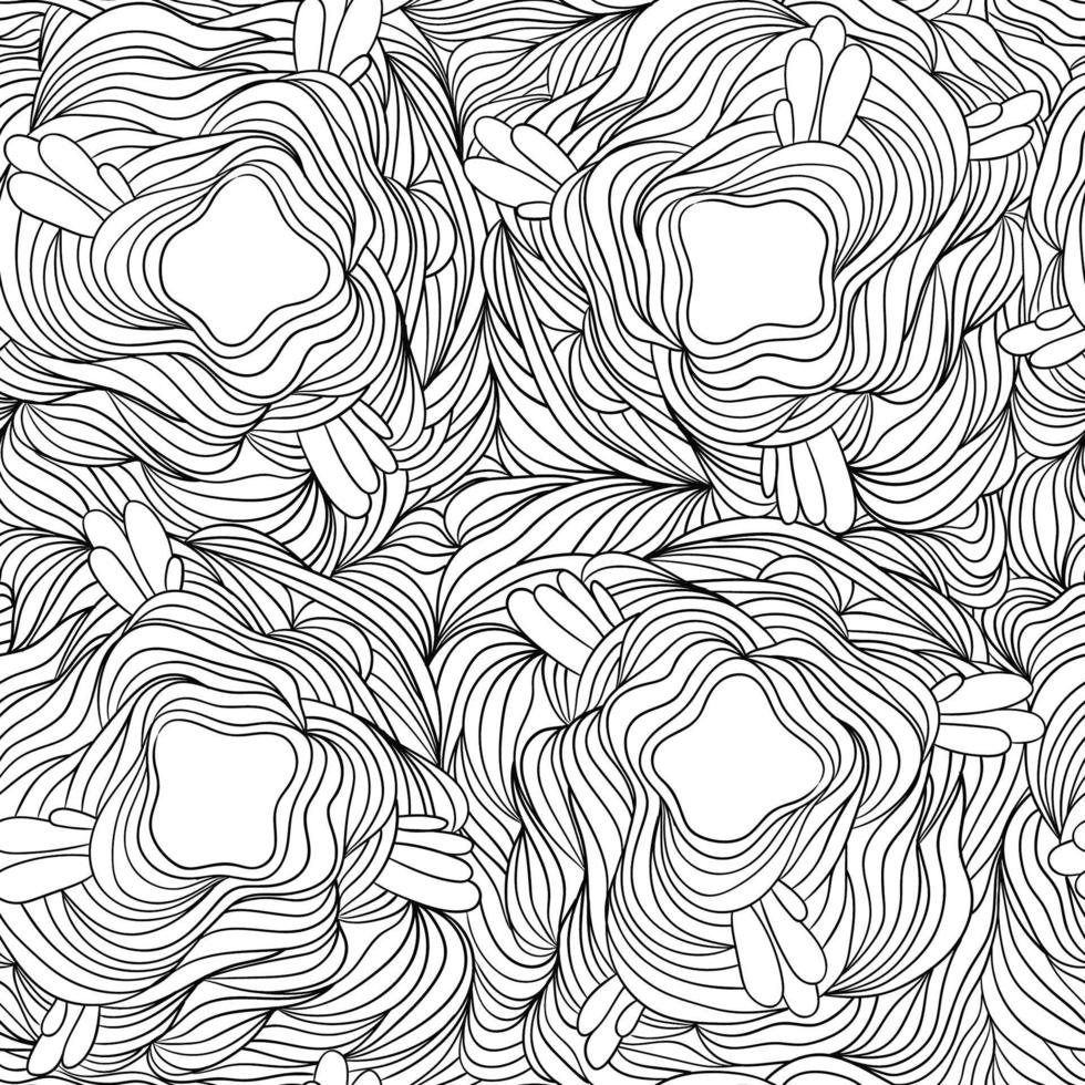 fondo transparente con ondas abstractas. patrón de mar vector