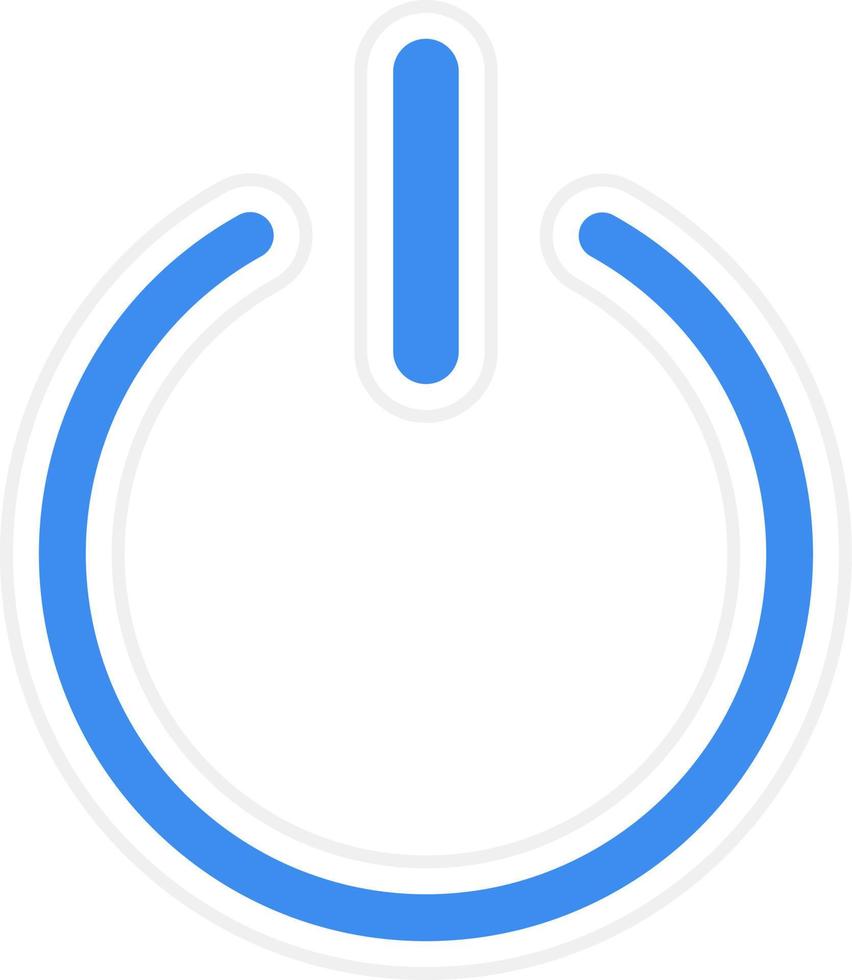 Power Button Icon Style vector