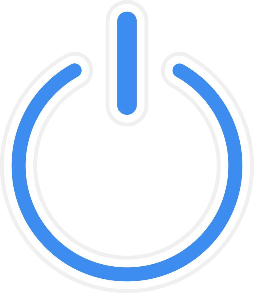 Power Button Icon Style vector