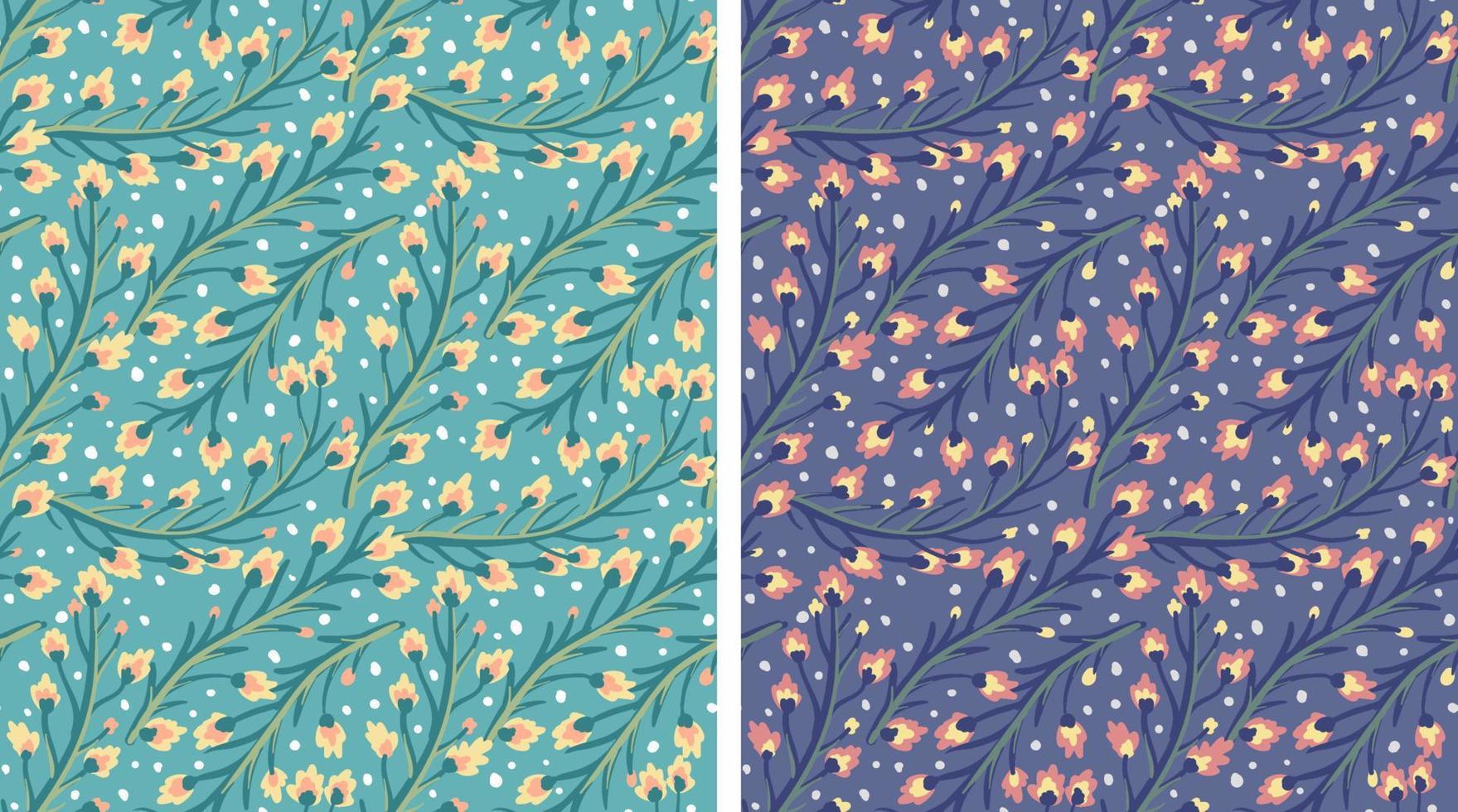 Vintage floral pattern. vector