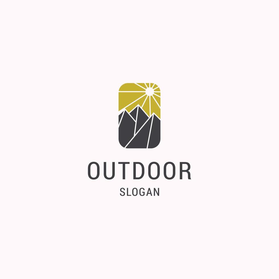 Outdoor logo icon design template vector illustration