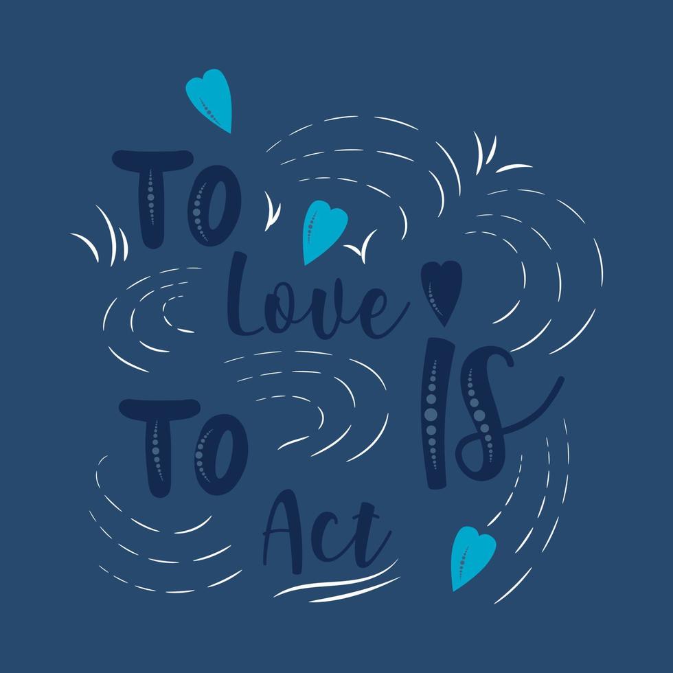 to love quote vector