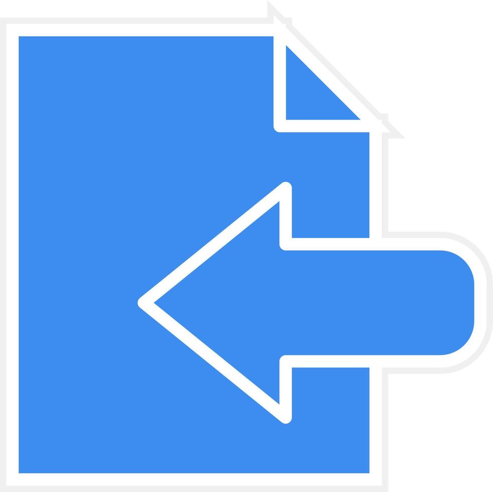 Import Icon Style vector