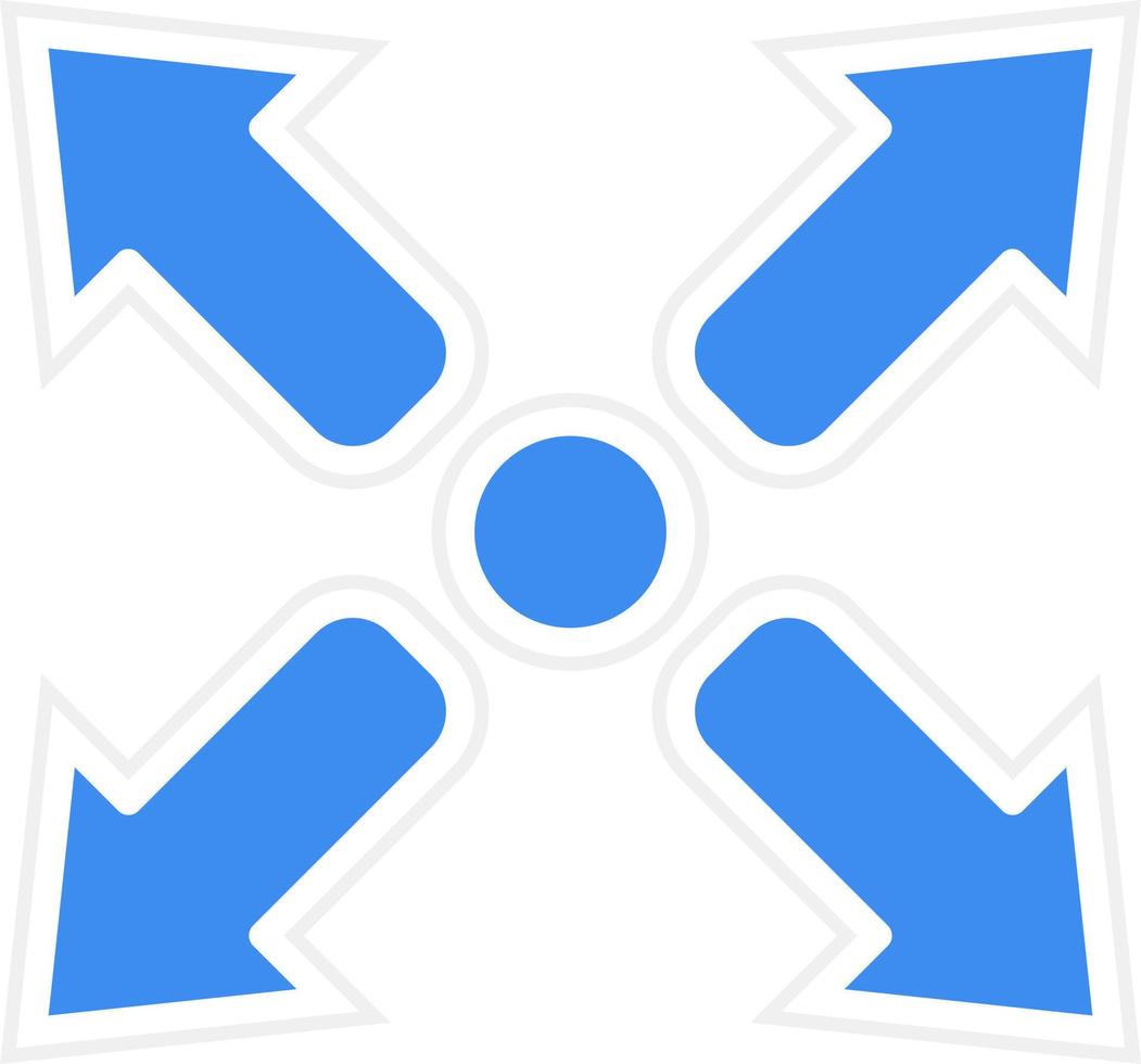 Expand Icon Style vector