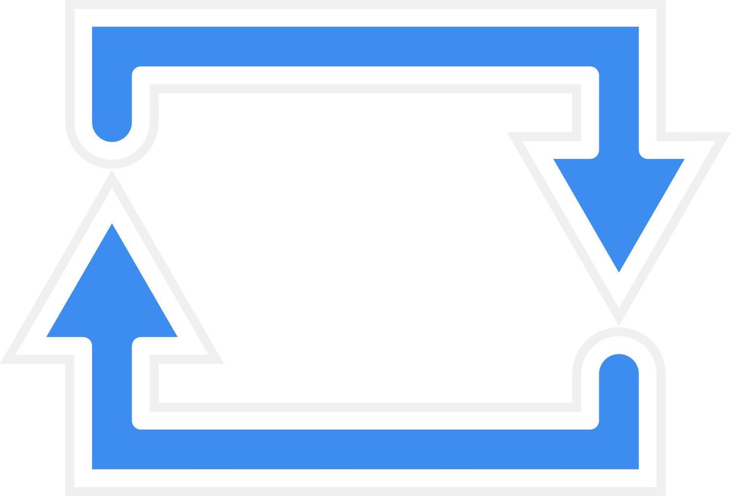 Rectangular Arrow Icon Style vector