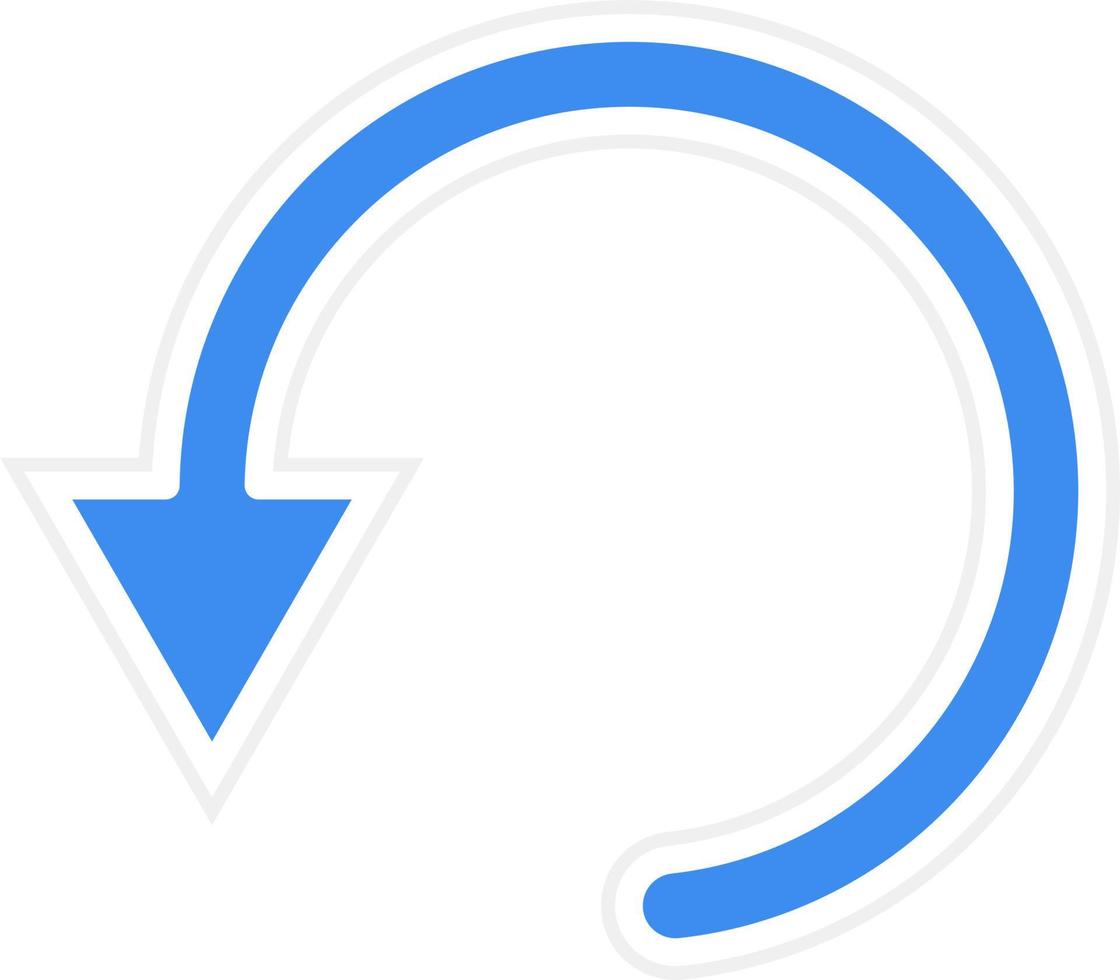 Undo Icon Style vector