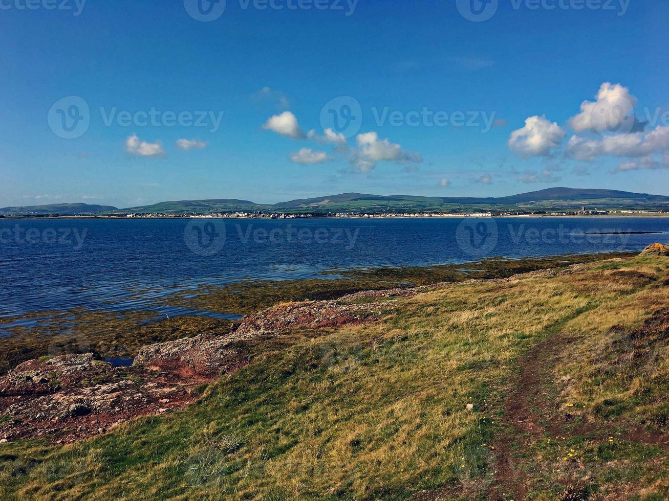 A view of the Isle of Man in the summer photo