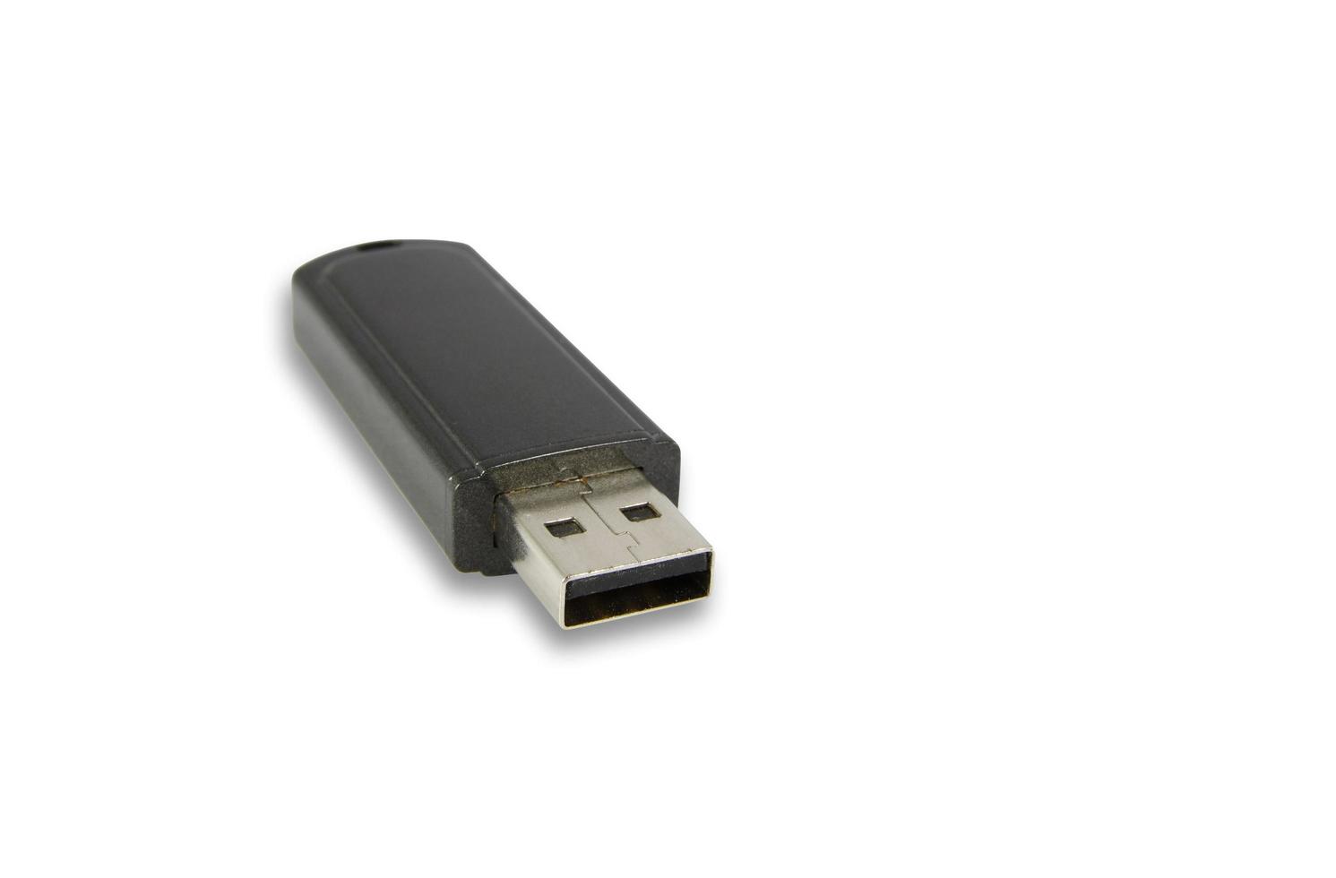 Usb flash drive isolated on white photo