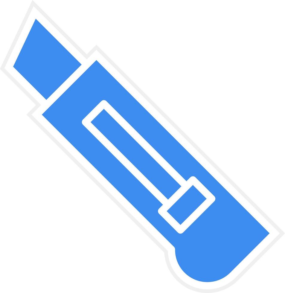 Paper Cutter Icon Style vector