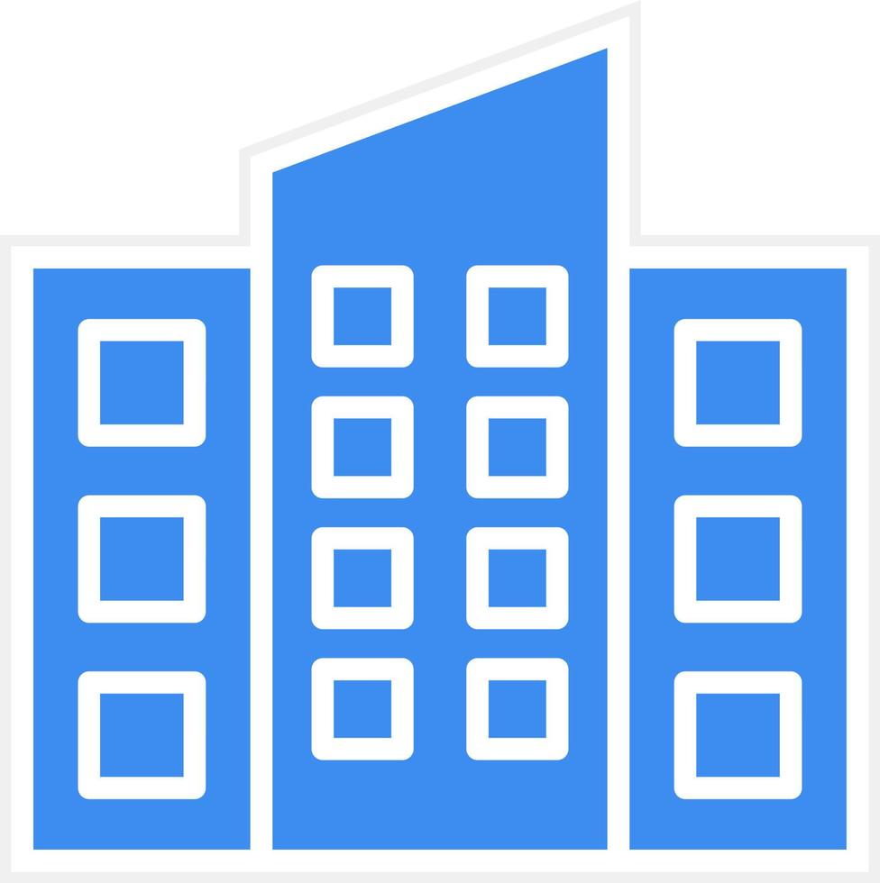 Office Building Icon Style vector