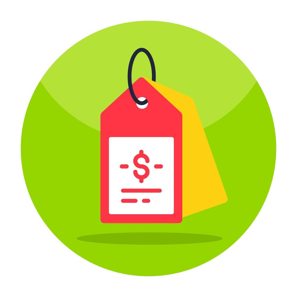 Unique design icon of price tag vector