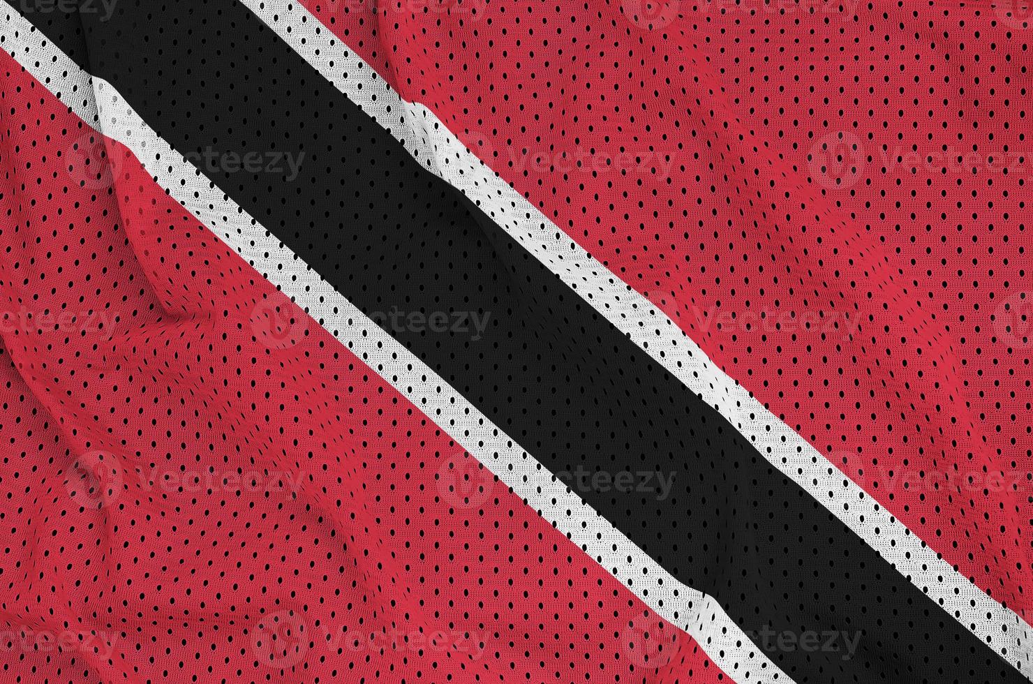Trinidad and Tobago flag printed on a polyester nylon sportswear photo