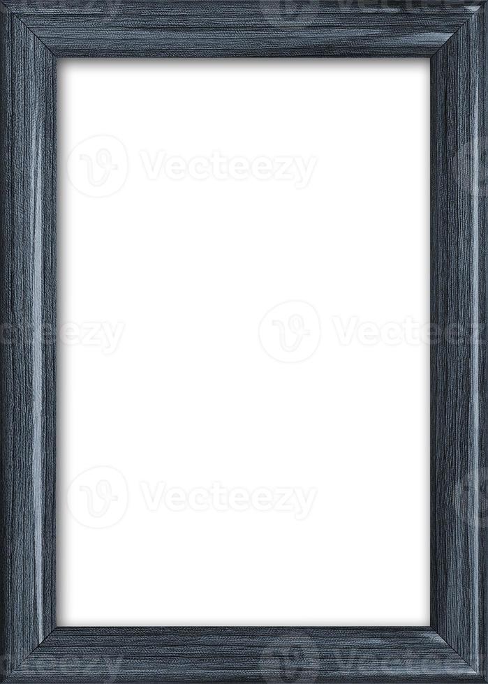 Empty picture frame with a free place inside, isolated on white photo