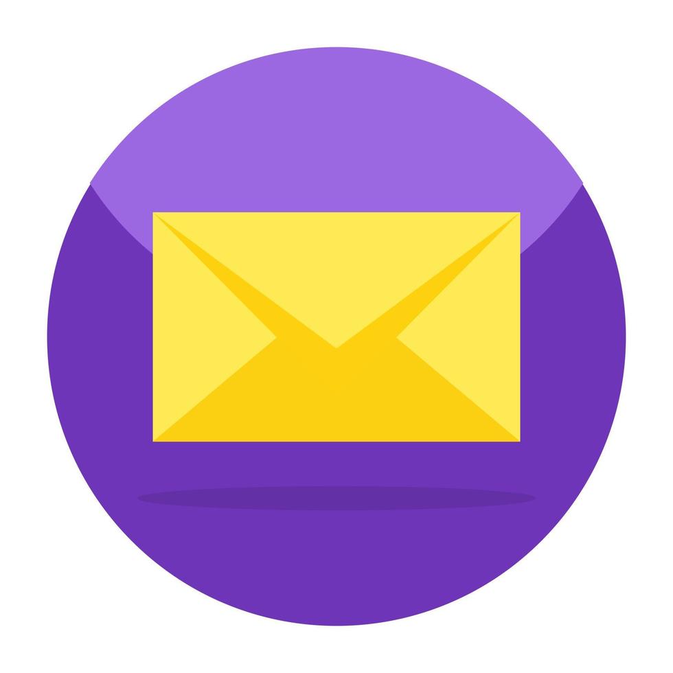 Unique design icon of mail vector