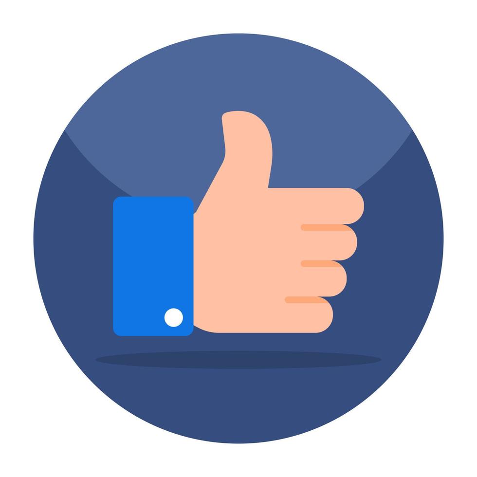 Modern design icon of positive feedback vector