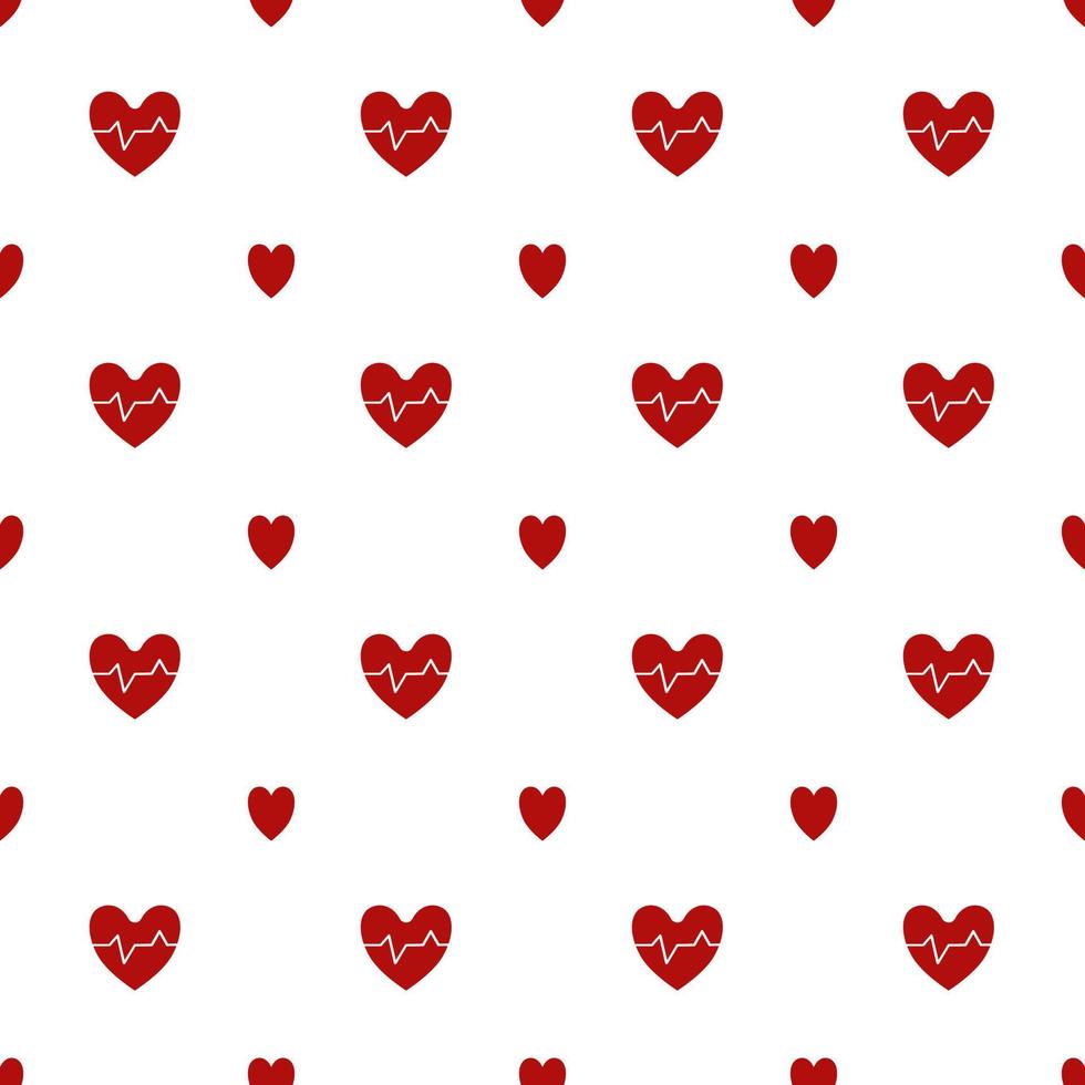 Seamless heart pattern, Love concept. Design for wrapping paper, background, card, coupons, banner, Used to decorate the festival vector