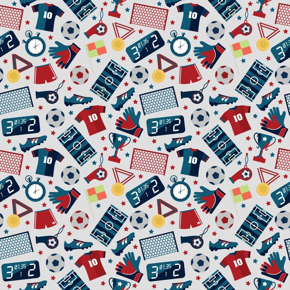 Sport football surface pattern on white background vector