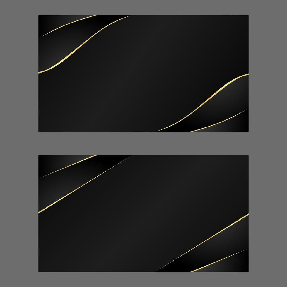 Set of luxury black background for celebrations, congratulations, banners, cards etc vector