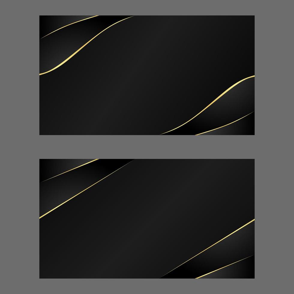 Set of luxury black background for celebrations, congratulations, banners, cards etc vector