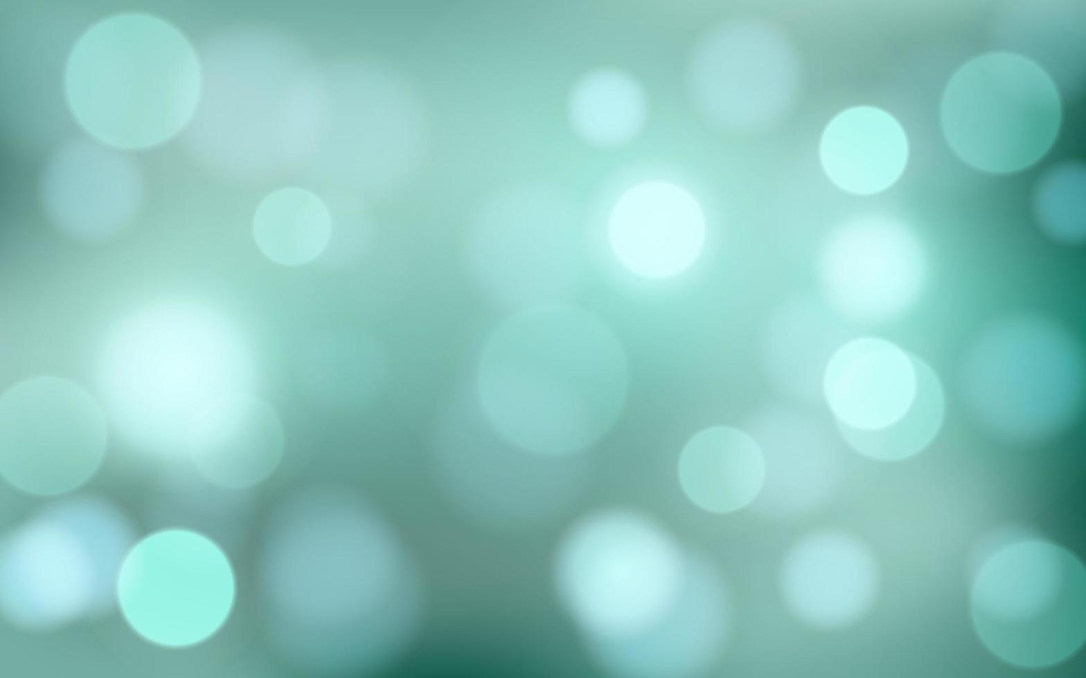 Emerald bokeh soft light abstract background, Vector eps 10 illustration bokeh particles, Background decoration