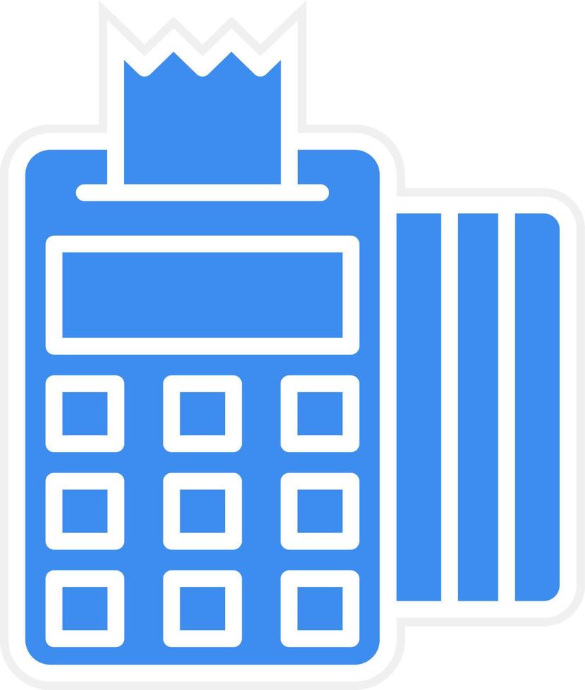 Pos Terminal Icon Style vector