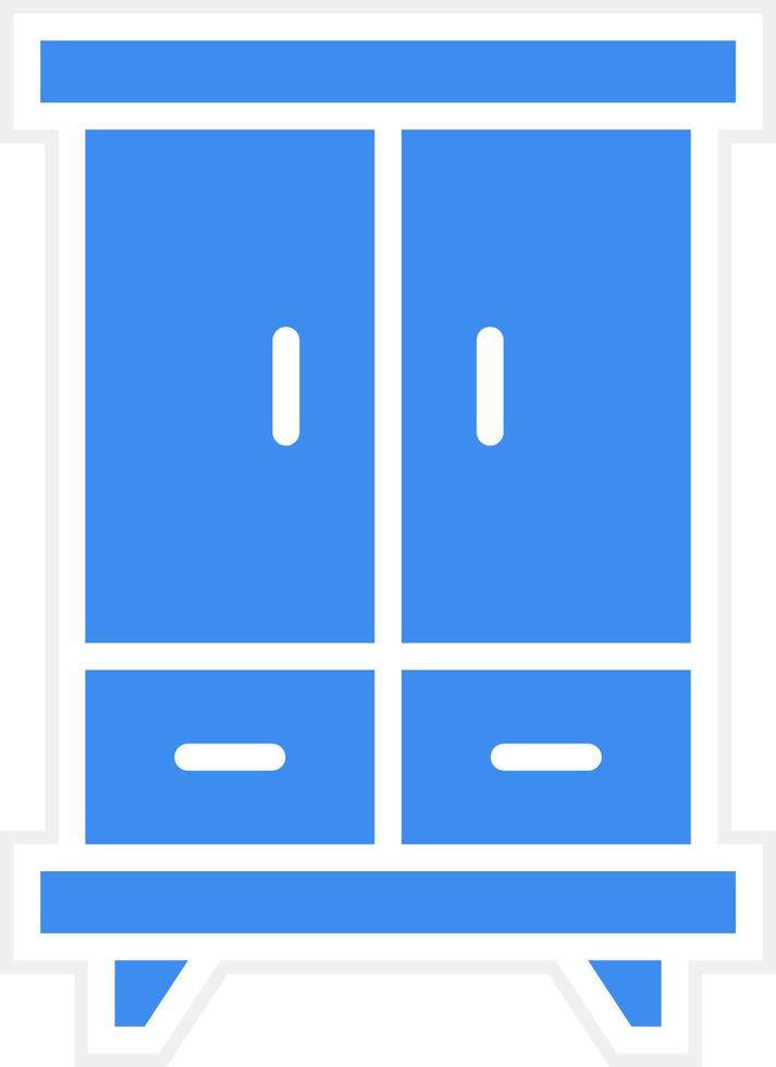 Cupboard Icon Style vector