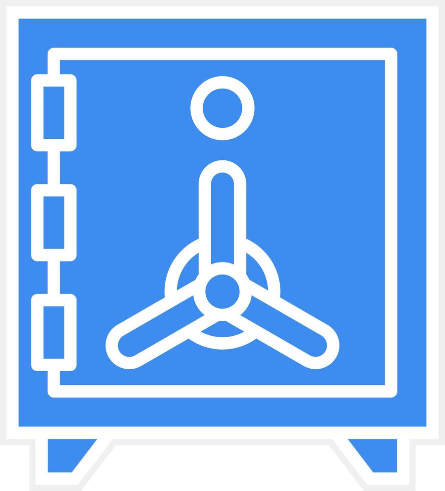 Safe Box Icon Style vector