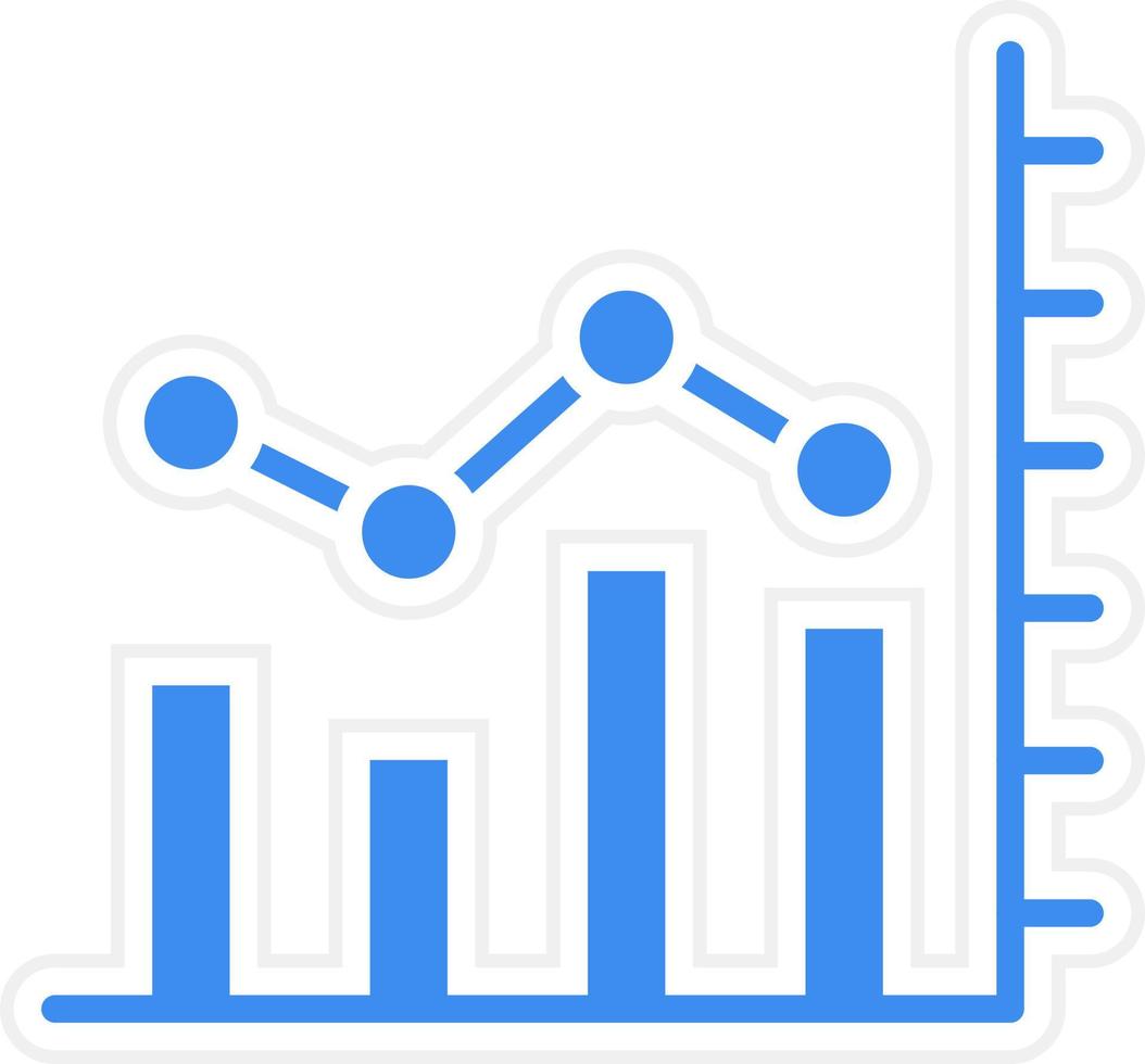 Graph Icon Style vector