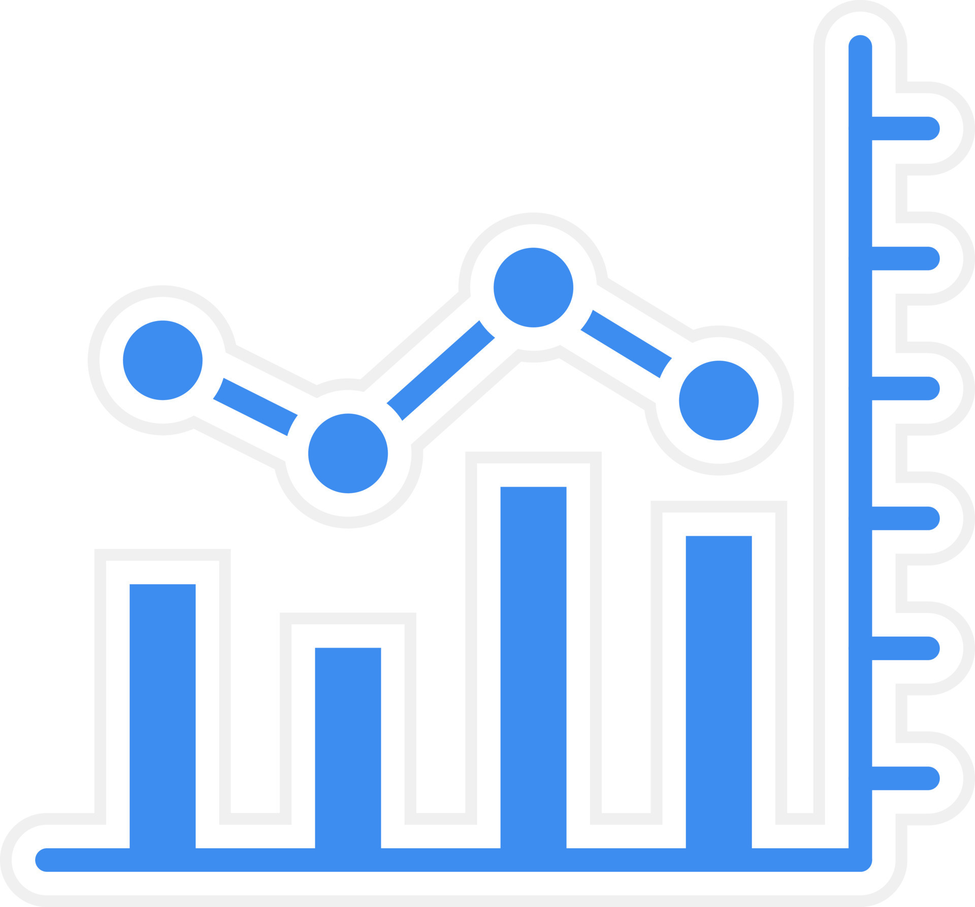 Graph Icon Style 13278331 Vector Art at Vecteezy